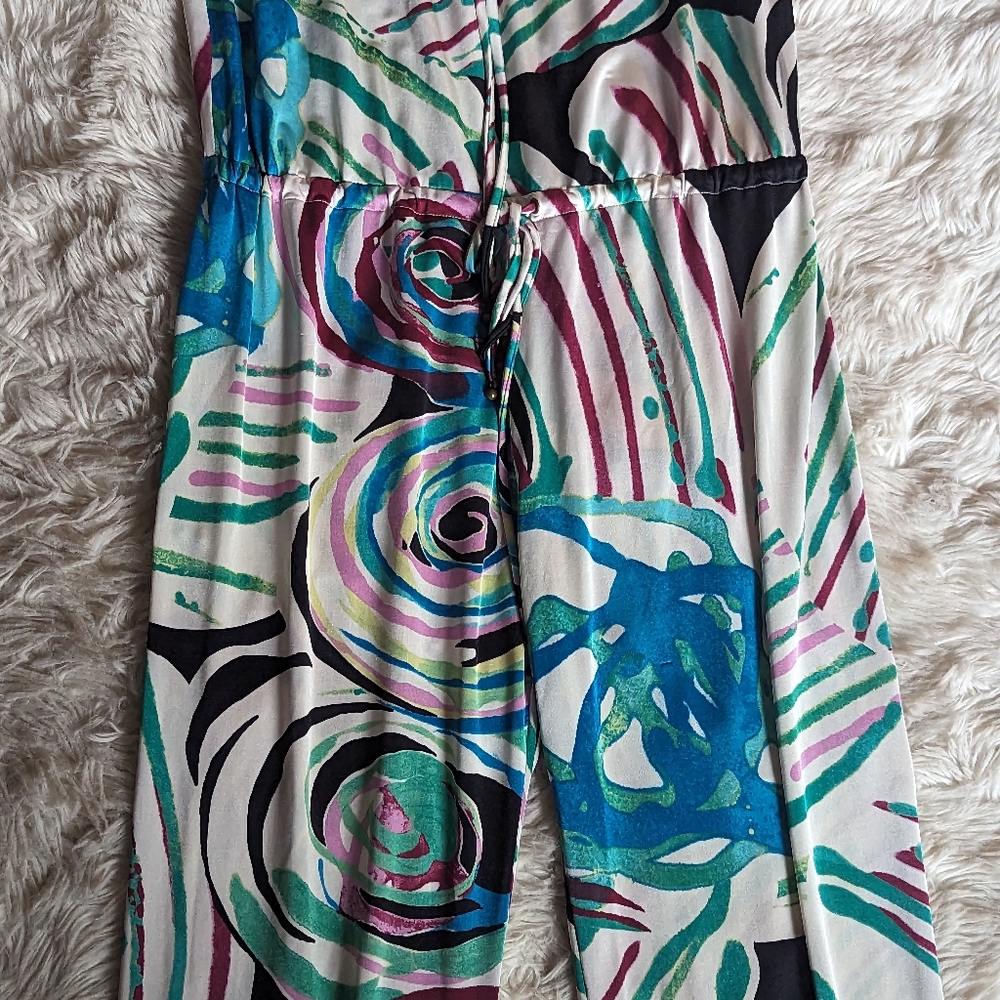 Euc Alexis Abstract Print Jumpsuit - image 4